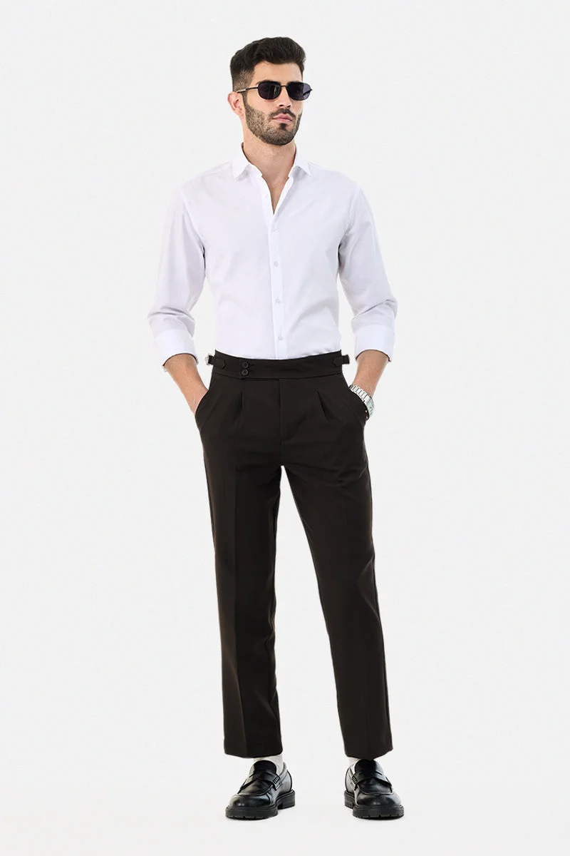 SNITCH Pleated Stretch Trousers